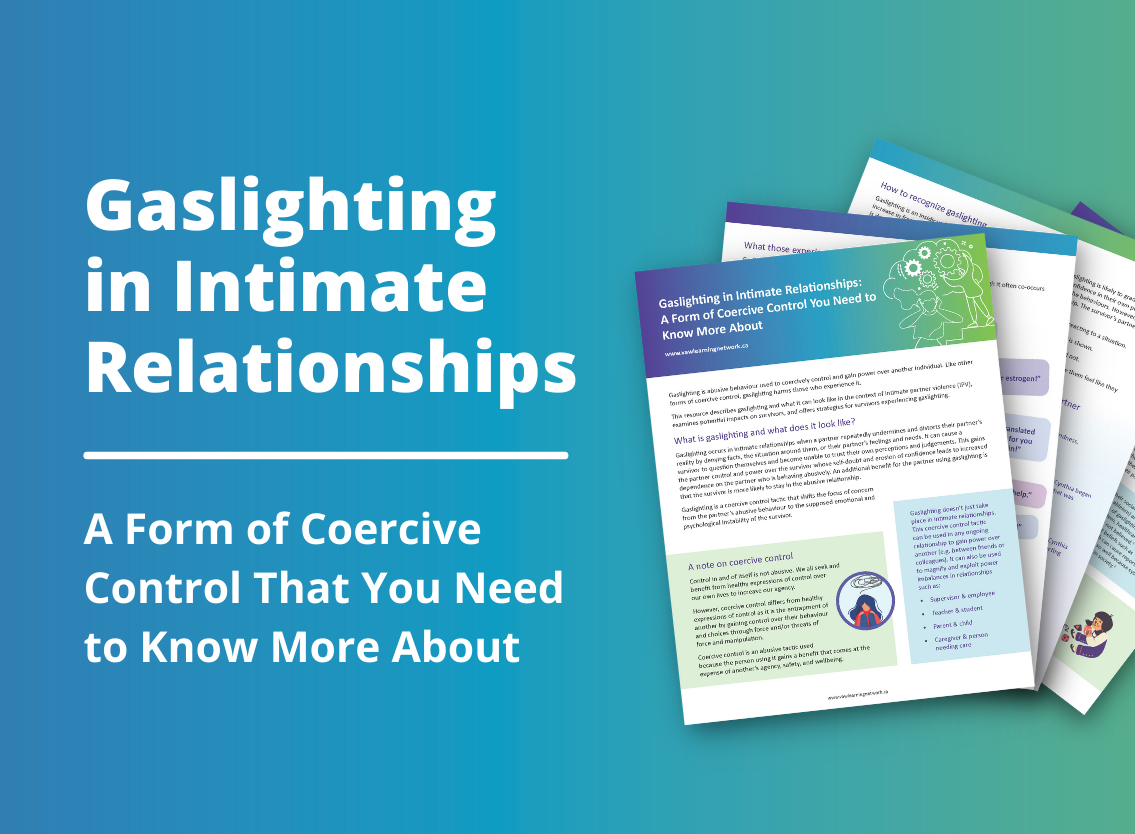 Gaslighting  in Intimate Relationships A Form of Coercive Control That You Need to Know More About